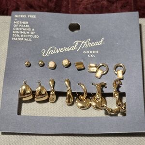 Universal Thread Gold Earring Collection